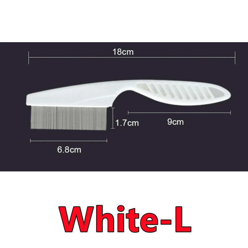 Pro Shedding Comb for Dogs & Cats — Stainless Steel Detangling Brush