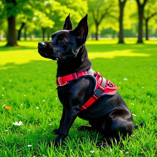 Adjustable Dog Harness - Reflective Breathable Vest Harness with Leash for Small Medium Large Dogs