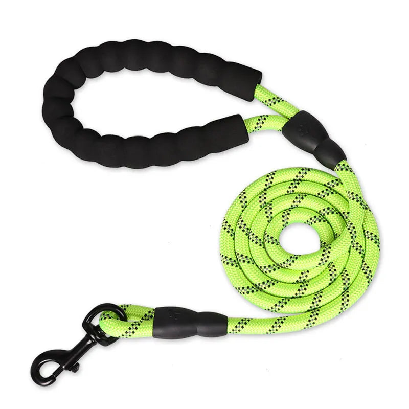Reflective Dog Leash with Quick Release - Strong Nylon Training Leash for Large & Small Dogs