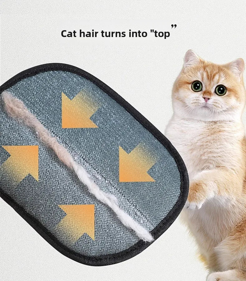 Premium Pet Grooming Gloves - Gentle Hair Removal & Massage