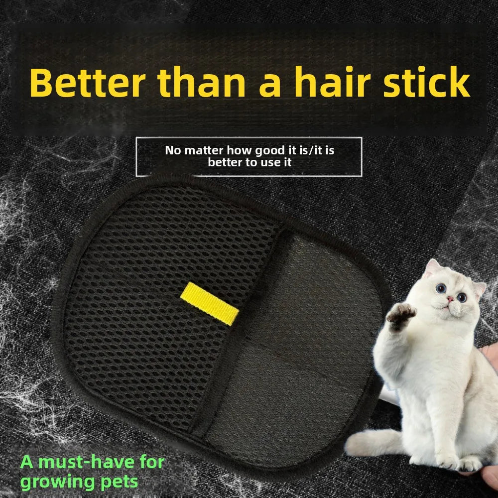 Premium Pet Grooming Gloves - Gentle Hair Removal & Massage