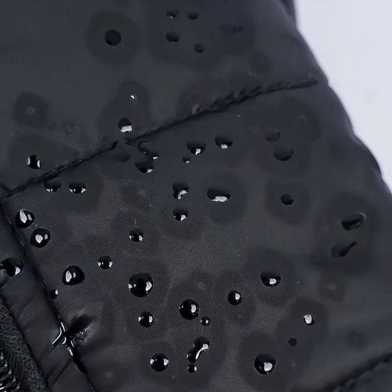 Waterproof Warm Dog Coat - Padded Winter Vest with Zipper