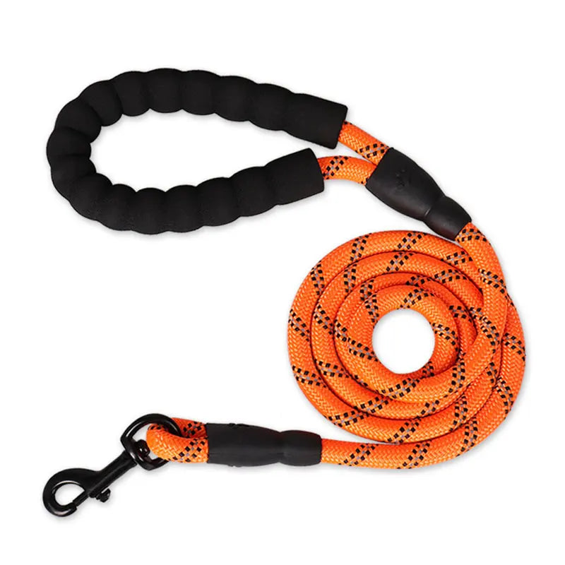 Reflective Dog Leash with Quick Release - Strong Nylon Training Leash for Large & Small Dogs