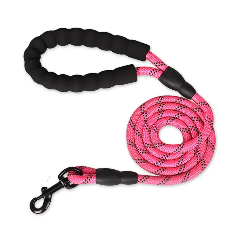 Reflective Dog Leash with Quick Release - Strong Nylon Training Leash for Large & Small Dogs