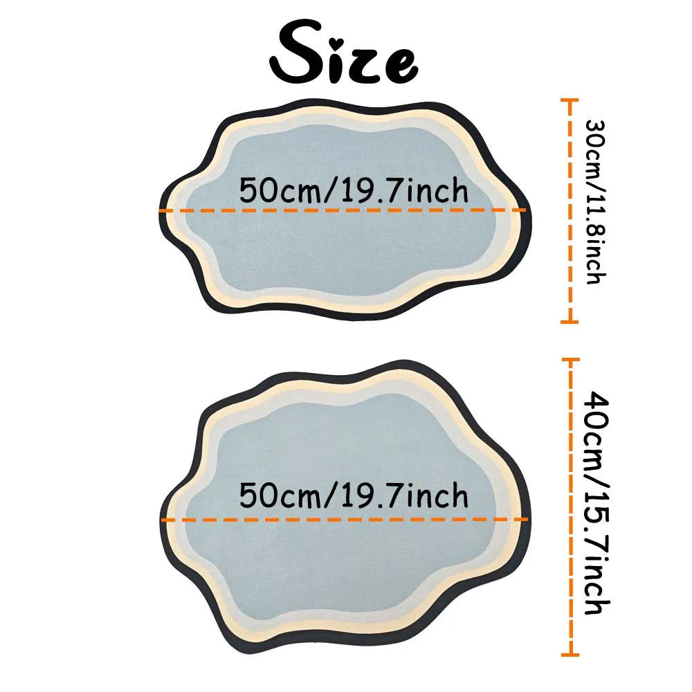 Paw-Shaped Pet Feeding Mat - Non-Slip Waterproof Silicone Dog Food Mat