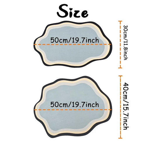 Paw-Shaped Pet Feeding Mat - Non-Slip Waterproof Silicone Dog Food Mat