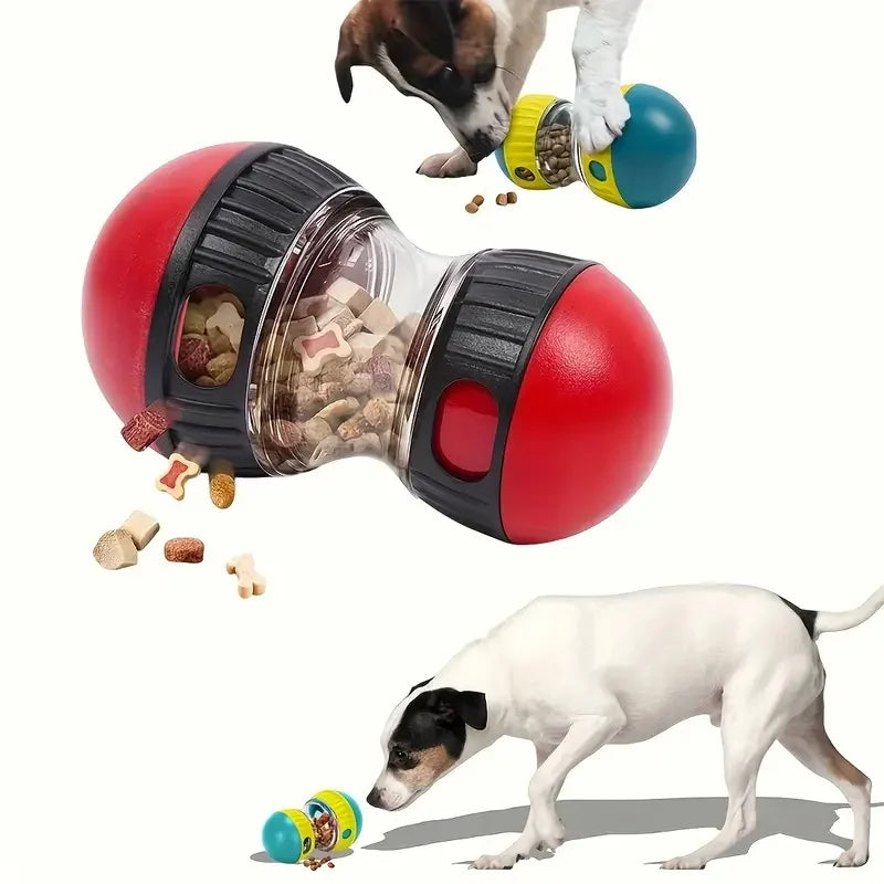 Interactive Slow Feeder Dog Toy - Treat Dispensing Ball for Mental Stimulation & Healthy Eating
