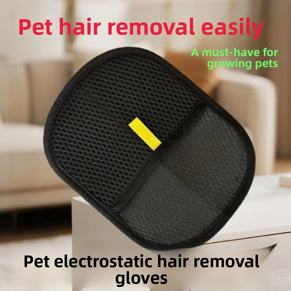 Premium Pet Grooming Gloves - Gentle Hair Removal & Massage