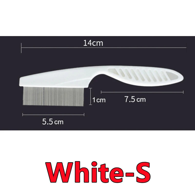 Pro Shedding Comb for Dogs & Cats — Stainless Steel Detangling Brush