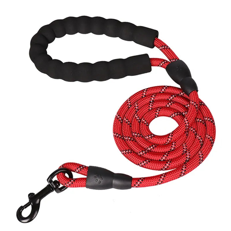 Reflective Dog Leash with Quick Release - Strong Nylon Training Leash for Large & Small Dogs