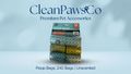 Dog Poop Bags – 240 Bags | 12 Rolls | Unscented | CleanPawsCo