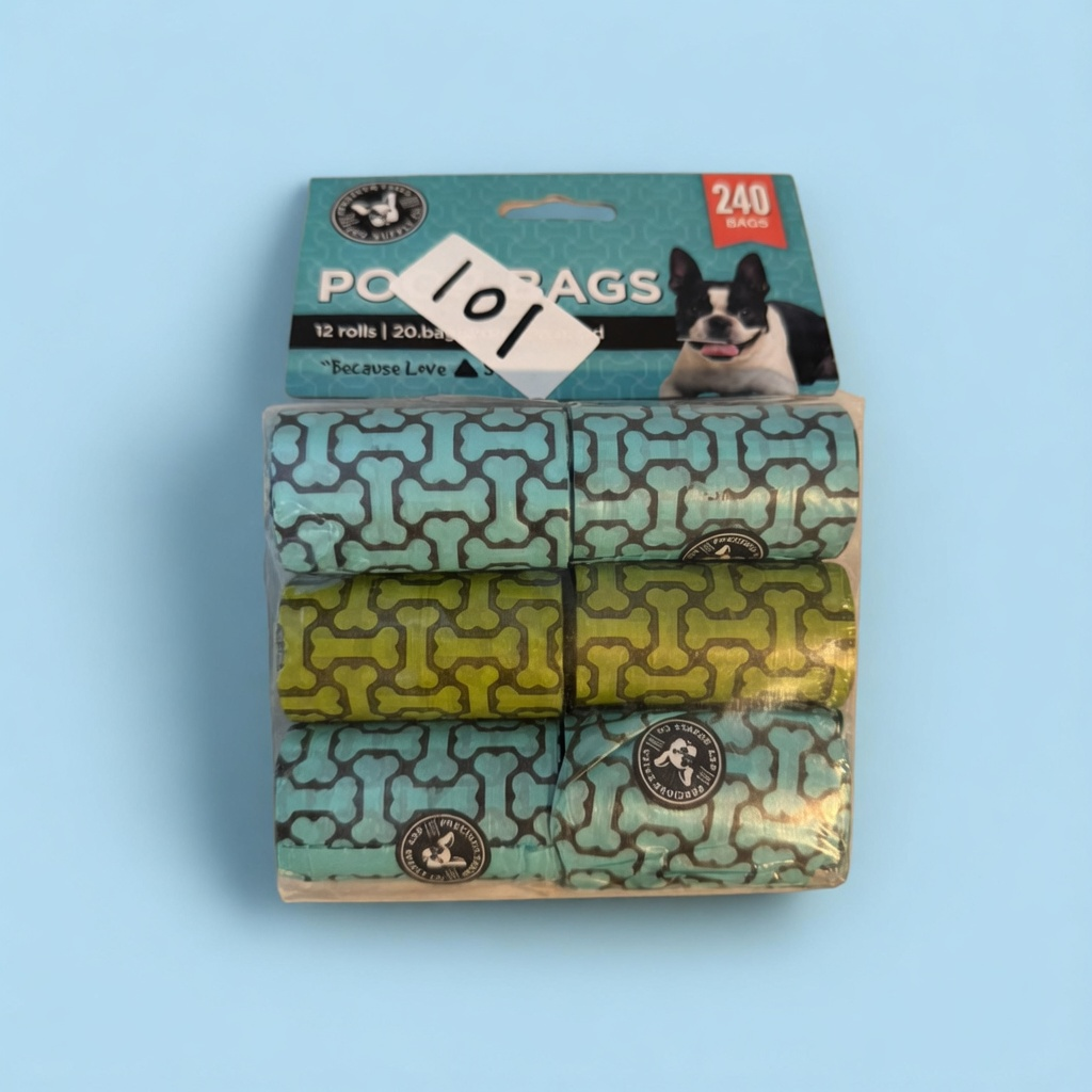 Dog Poop Bags – 240 Bags | 12 Rolls | Unscented | CleanPawsCo