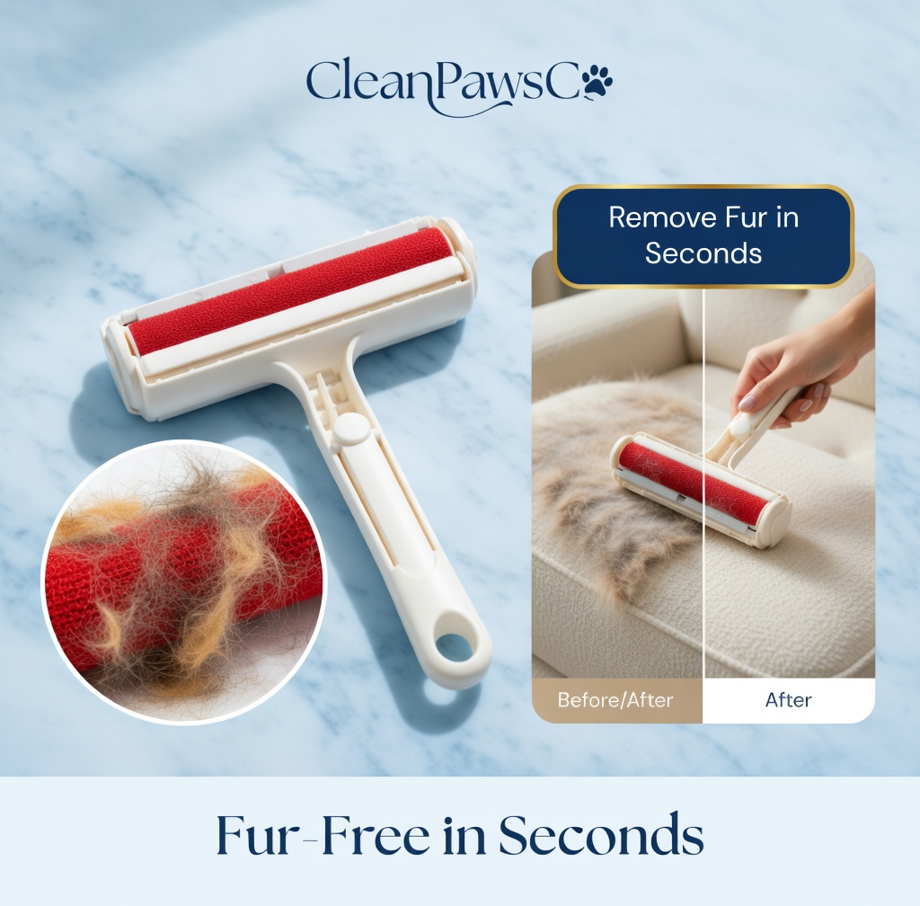 CleanPaws™ Pet Hair Removal Roller – Remove Fur in Seconds